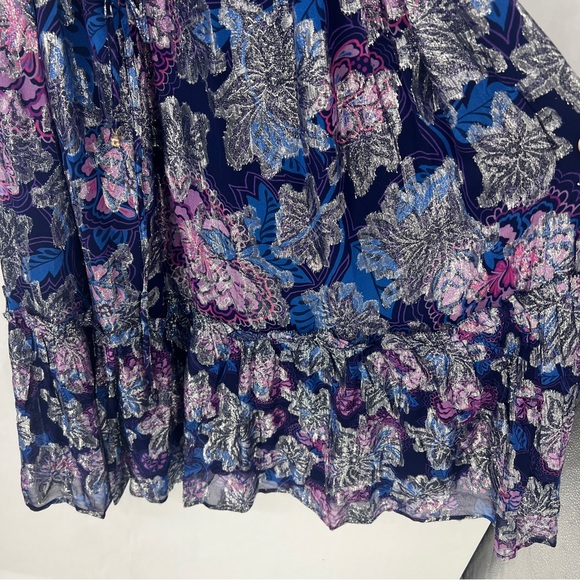 NWT Ciebon Elegant Dress in Blue and Purple - Picture 7 of 15